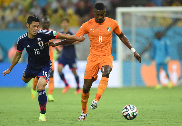 ساحل العاج تفوز على اليابان بهدفين لهدف